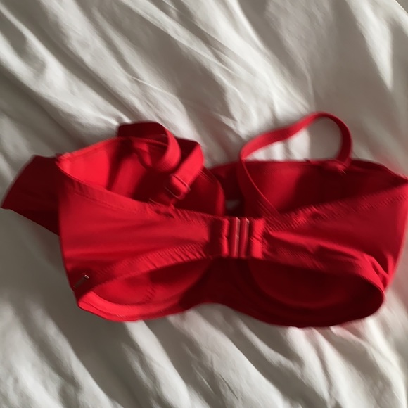 Red padded swim halter - Picture 3 of 4